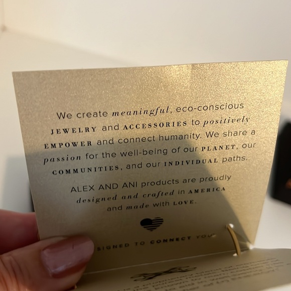 NWT Pisces charm gold tone ALEX and ANI bracelet - Picture 8 of 9